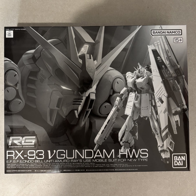 in Stock Bandai Pb Limited Rg 1/144 Rx-93 Heavy Armor Gundam Hws Equipment Assembly Kit in Stock Bandai Pb Limited Rg 1/144 Rx-93 Heavy Armor Gundam Hws Equipment Assembly Kit