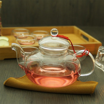 Heat-resistant glass teapot filter transparent heated Brewing Tea Teapot tea set with lid glass kettle 800ML