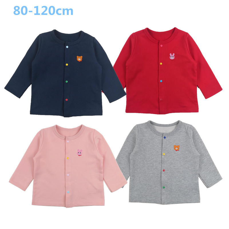Export Japan children's clothing 2020 Spring baby cardigan baby top Children's coat Pure cotton men's and women's baby coat