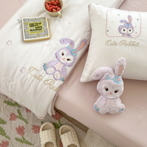 Cute cartoon girl 80 Lana fine Sky silk summer cool quilted by four sets of air conditioning by princess windy and quilted by the princess