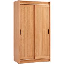 Lins Home Nordic Simple Wardrobe Cherry Wood Solid Wood Wardrobe Home Bedroom Containing Locker LS580