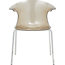 Lins Home Dining Chair 2024 New Home Stool Back Chair Acrylic Hug Chair Internet Celebrity