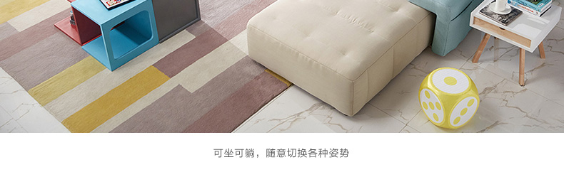 Lin của đồ nội thất phòng khách sofa vải căn hộ nhỏ phong cách Địa Trung Hải hiện đại nhỏ gọn sofa giường 984