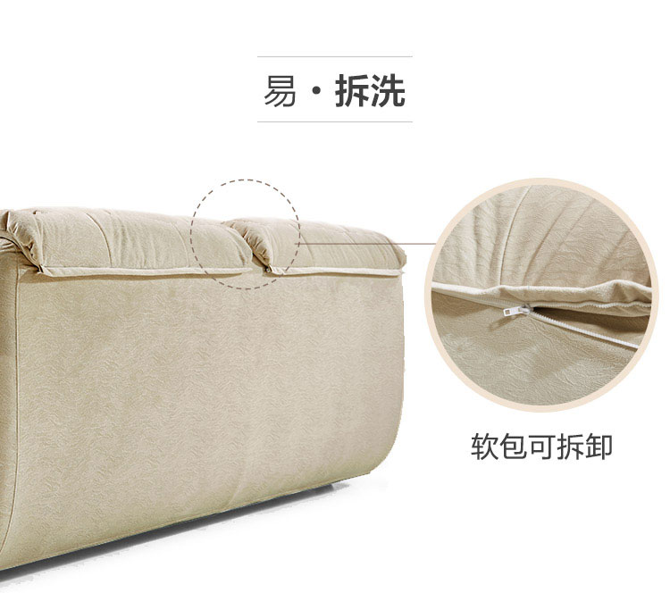 Lin đồ nội thất vải hiện đại nhỏ gọn Bắc Âu master bedroom giường đôi 1,8 m hộp cao giường hộp lưu trữ R239 - Giường giường có ngăn kéo