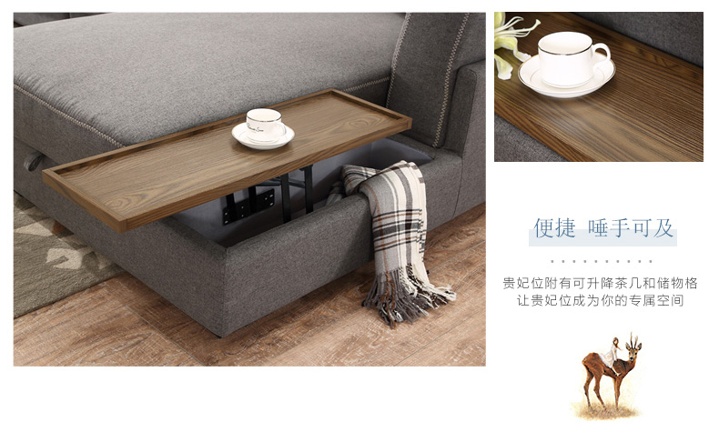 Lin của Bắc Âu khách hiện đại nhỏ gọn vải phòng sofa căn hộ nhỏ nền kinh tế lưu trữ hình chữ L sofa set 995