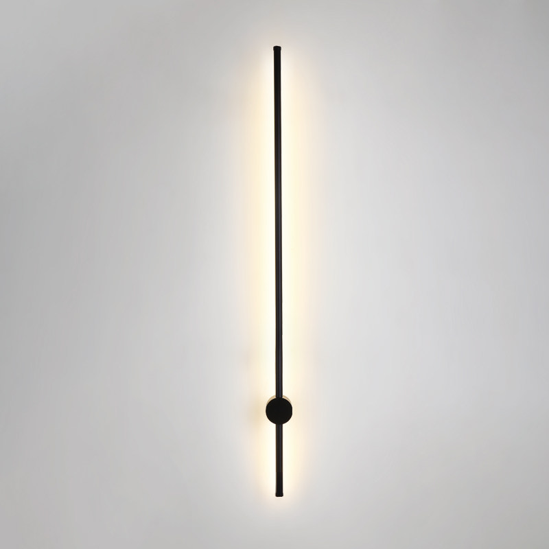 Light luxury all-copper wall lamp modern minimalist hotel lobby staircase wall lamp minimalist strip living room bedroom bedside lamp