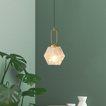 Nordic Bed Light Luxury All-copper TV Background Wall Lighted Long-line Red Restaurant Bar Channel