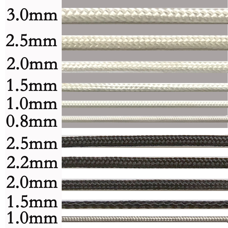 1mm2mm3m shutter curtain pull rope nylon fine core anti - core wear - resistant and anti - sun tie core weaving polyester fiber