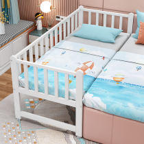 Iron Art Childrens Bed With Guardrails Boy Single Bed Girl Princess Bed Bedside Small Bed Baby Splicing Bed Widening Bed