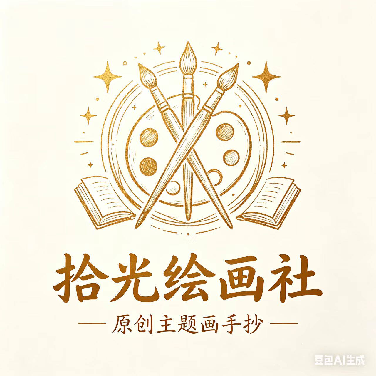 拾光绘画社的LOGO