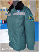 120 First - aid cotton coat Doctor Nurse Doctor Nurse in the nighttime outpatient of winter duty work suit