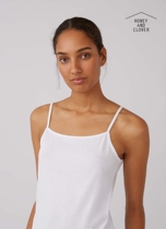 SUNSPEL CAMI TOP-Superfine Pima minimalist with elegant ultra-fine cotton harnesses underpants