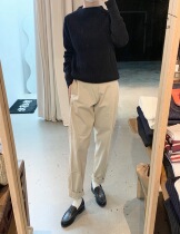 ANDERSEN ANDERSEN Sailor Sweater NAVY CREWNECK Classic Minimalist Round Neck Texture Flexible