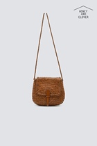 Spot Dragon Diffusion MINI CITY BAG handmade French cowhide woven crossbody small bag