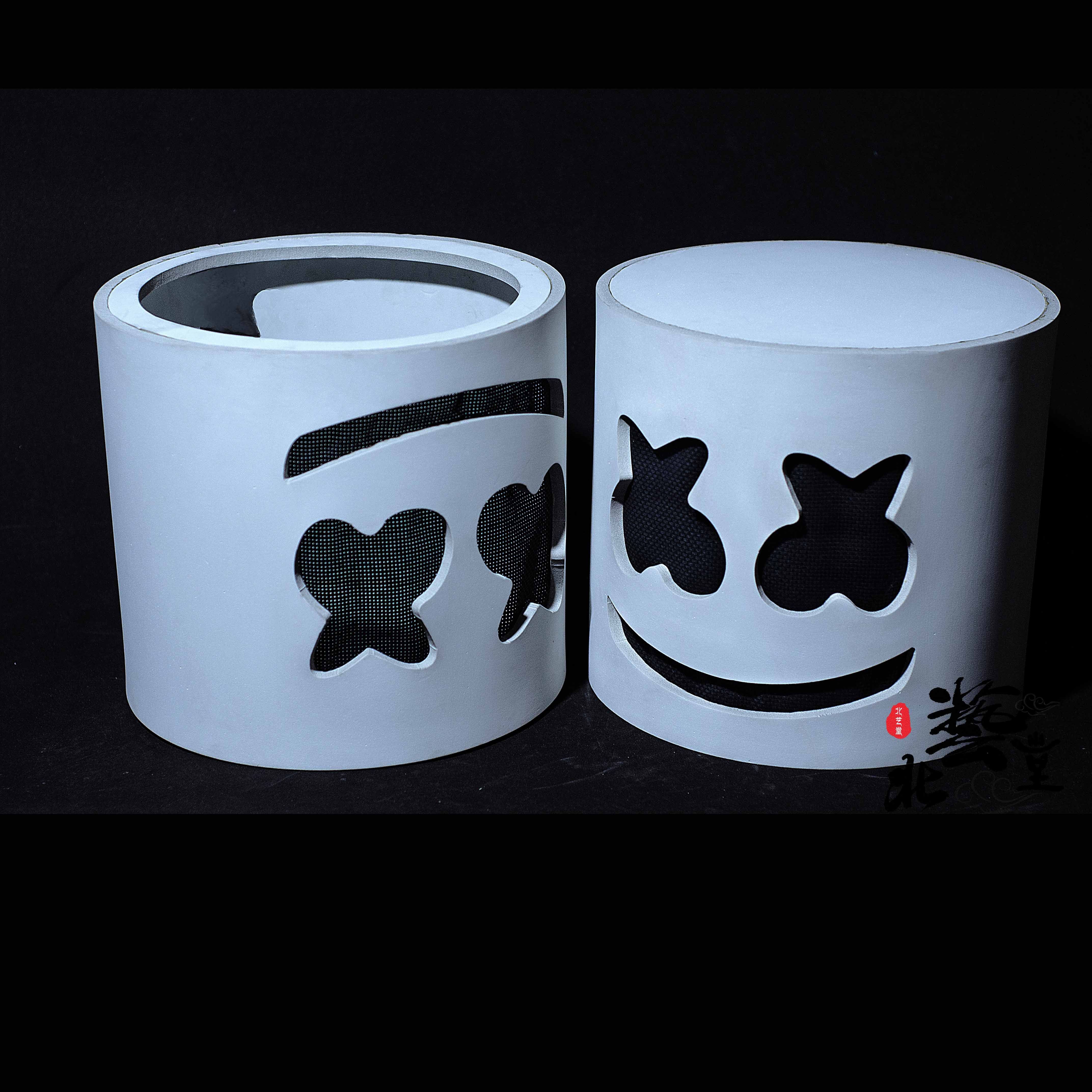 DJ hood marshmello hood Marshmallow hood 100 top DJ hood Night light