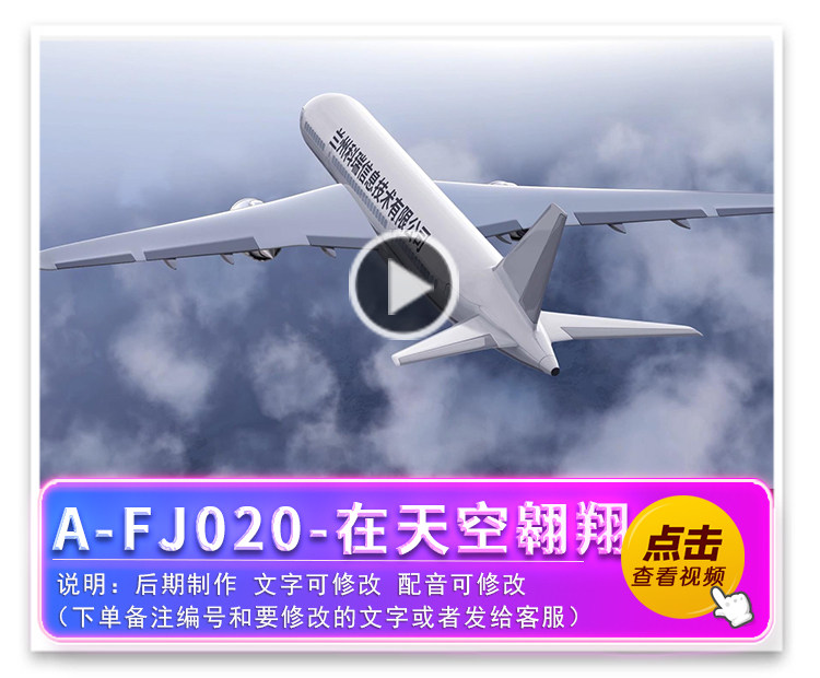 A-FJ020-在天空翱翔的飞机