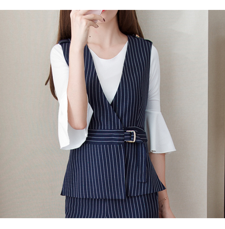 ngắn 2019 mùa hè không tay mới của phụ nữ ổn định của vest phong cách áo strappy cắt ngựa kẹp chuyên nghiệp