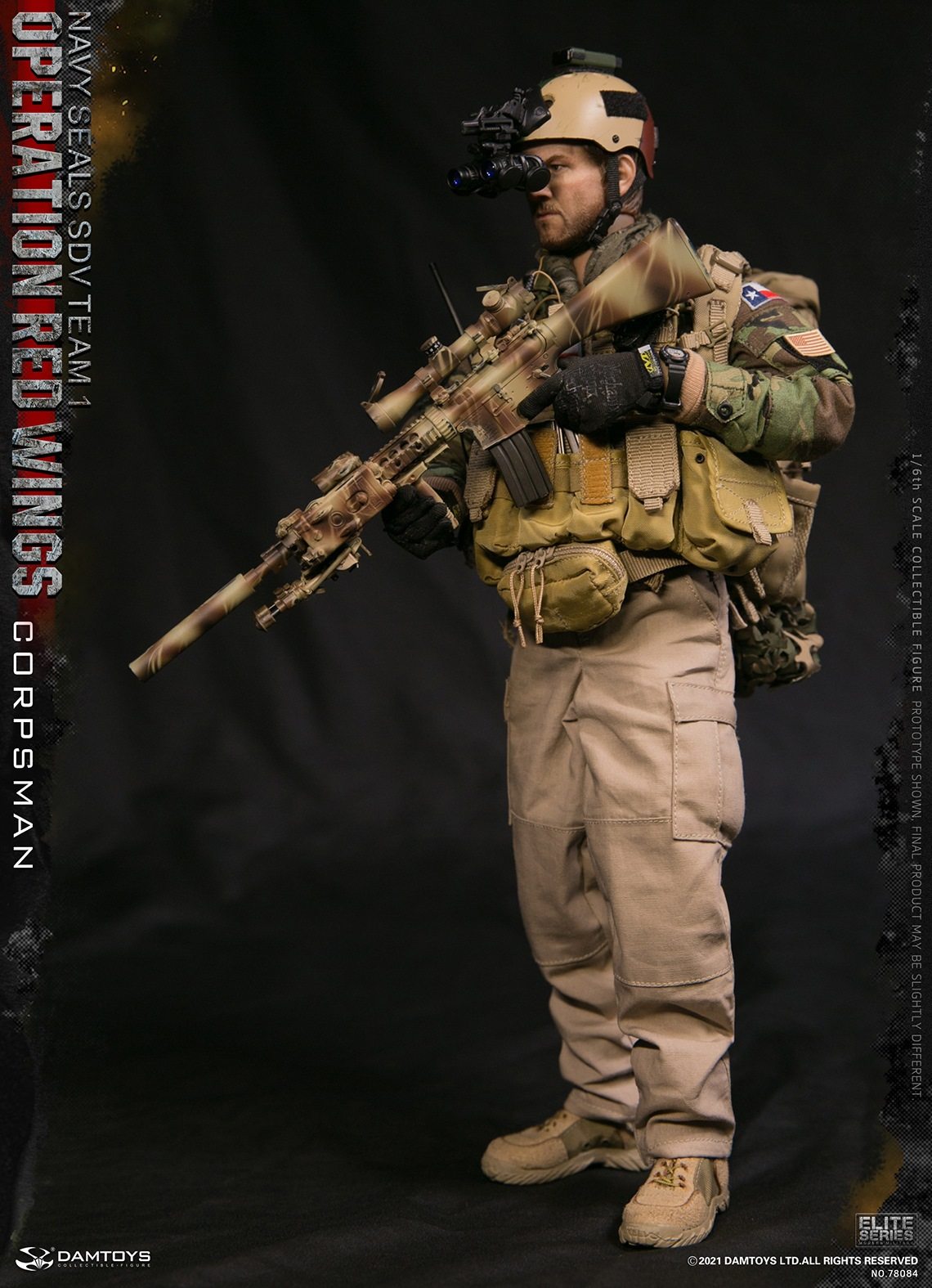 1:6 scale DamToys Operation Red Wings Corpsman 12