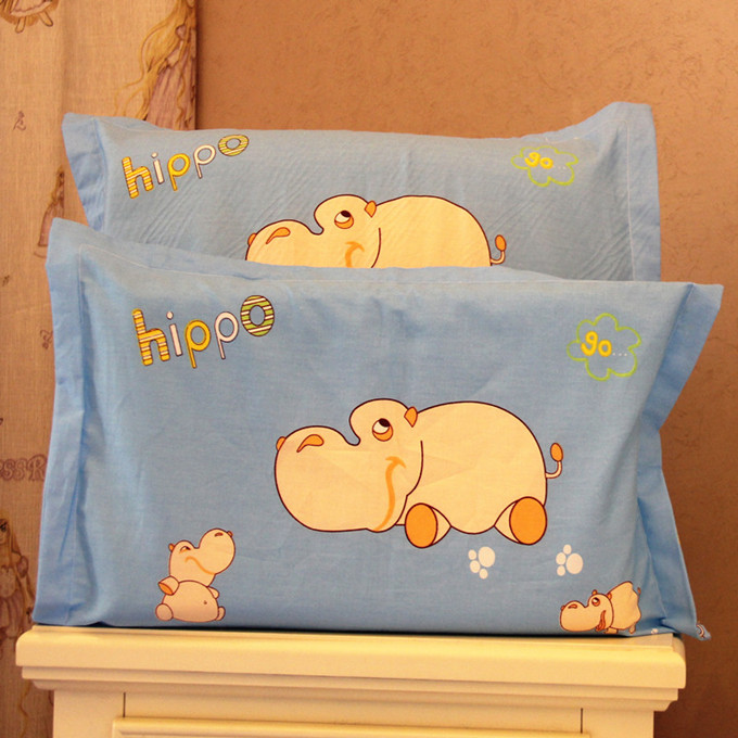 Mã hóa bông Em bé phim hoạt hình định vị gối đơn đặt gối 30 * 50 vỏ gối phong bì một tải gối đôi