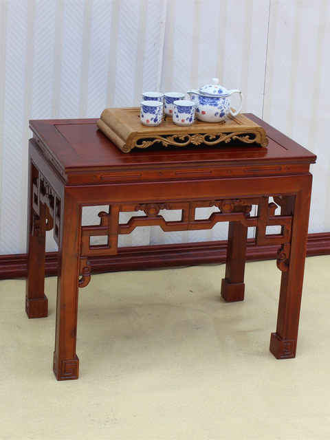 New Special Offer Chinese-Style Living Room Solid Wood Coffee Table, Simple Modern Tea Table, Elm Wood Corner Table, Bonsai Stand, Fish Tank Stand
