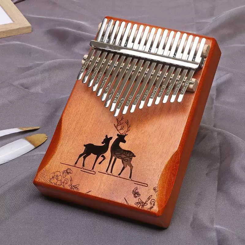 . Kalimba ngón tay piano cho người mới bắt đầu chơi nhạc cụ tự làm món quà dễ học kaling thanh ngón tay cái piano năm ngón kalim - Nhạc cụ phương Tây