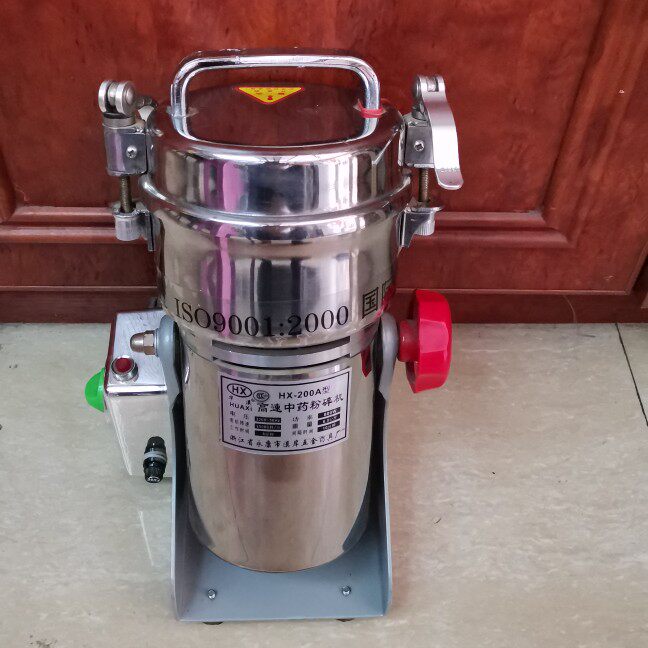Yongconghua Creek Card 200 gr rocking traditional Chinese medicine shredders Powder Machine Jiang Zhejiang Motor 1 Year Warranty