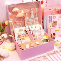 School stationery gift bag cheap girl heart burst suit high-value high school students school supplies middle school students