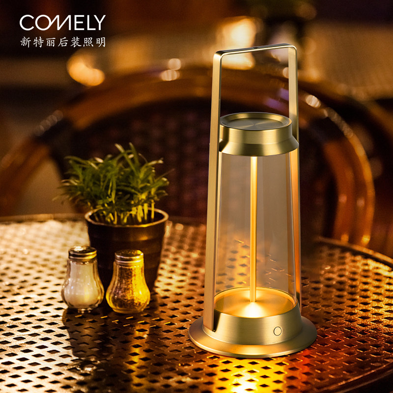 New Terri portable outdoor light Portable windproof LED light source rechargeable bedroom bed small night light to send girls gifts