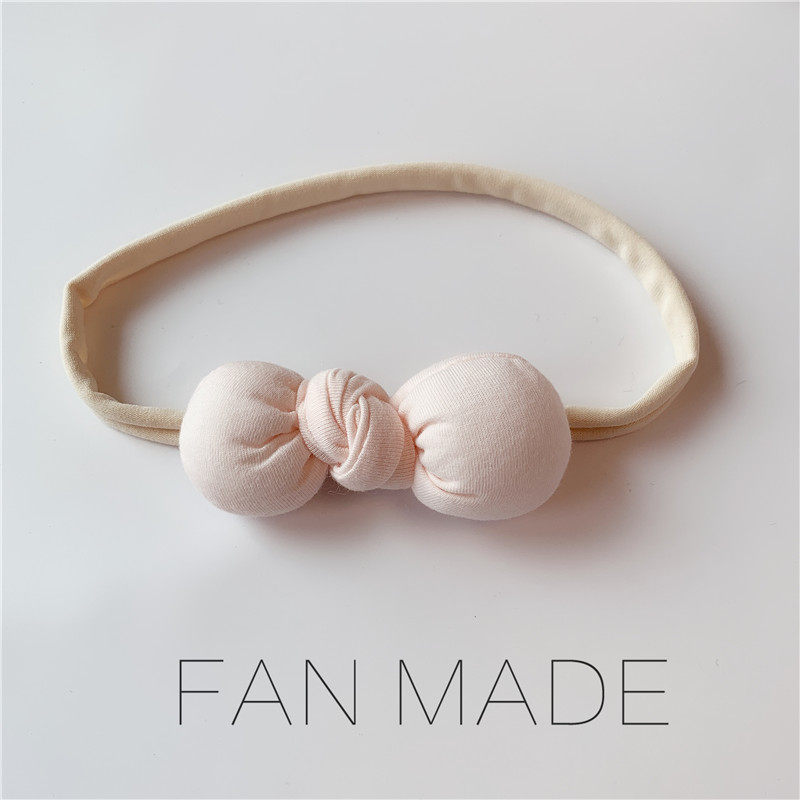 Fan Family baby hair band Baby year-old hair ornament Full moon 100-day feast Baby hair band cute headdress