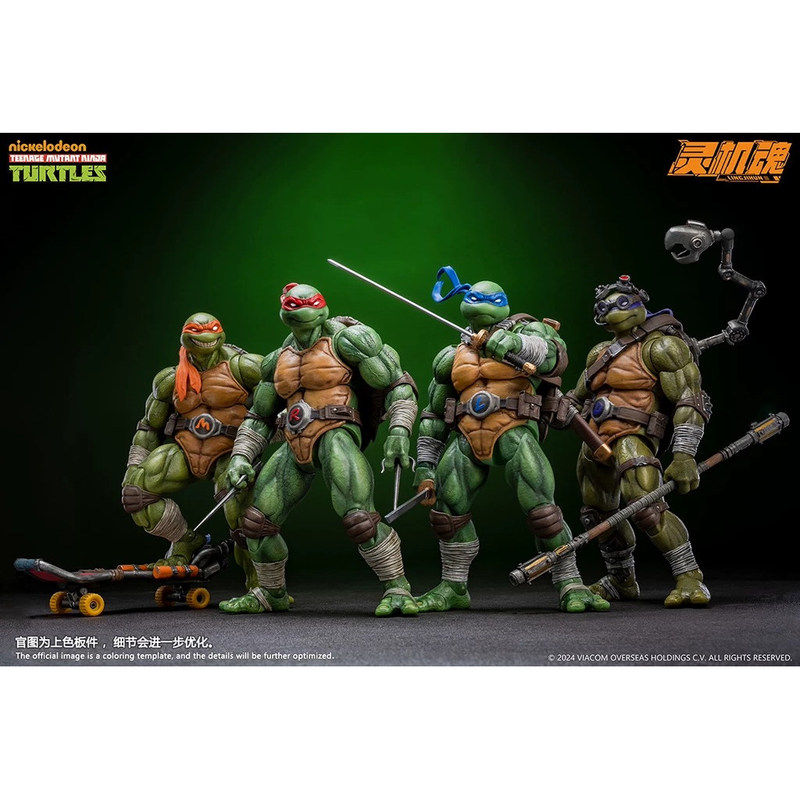 In-Stock Authentic Teenage Mutant Ninja Turtles Michelangelo & Donatello Raphael Leonardo Action Figures In-Stock Authentic Teenage Mutant Ninja Turtles Michelangelo & Donatello Raphael Leonardo Action Figures