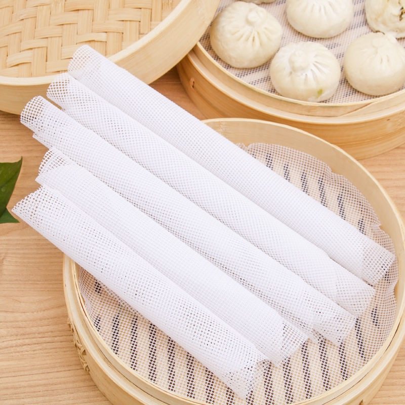 Household kitchen pad cloth steamer cloth Round silicone steamer pad Steamed bun steamed dumpling Non-stick steamer pad cloth