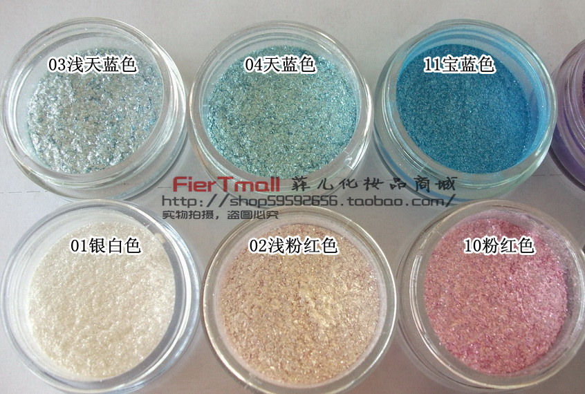 Độ bóng cao bột sáng pearlescent phấn mắt bột long lanh long lanh sequins trẻ em người lớn giai đoạn hiệu suất mỹ phẩm trang điểm ộ phấn mắt