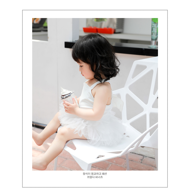 Đồ bơi trẻ em Nữ Baby Hàn Quốc Lưới Cô gái Áo tắm Công chúa trẻ em Áo tắm cho trẻ em Đồ bơi thiên thần - Bộ đồ bơi của Kid đồ bơi bé gái tay dài