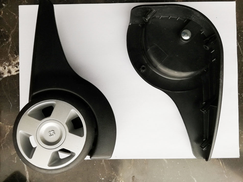 Suitable for American travel Samsonite travel luggage trolley case accessories foot base foot nail one-way wheel directional wheel 001