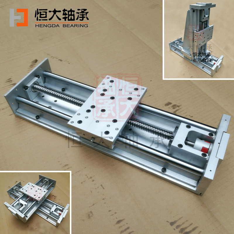 SBR guide rail linear slide table Engraving manipulator Cross linear module Three-axis table 1605 ball screw