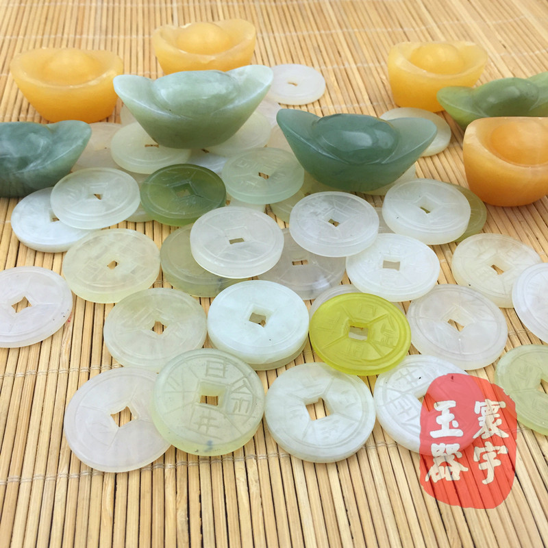 New Natural Jade Coin Pendant, Large Money Pendant for Home Protection and Feng Shui, Large Supply of Ingots, Direct Sales from the Manufacturer, New Product
