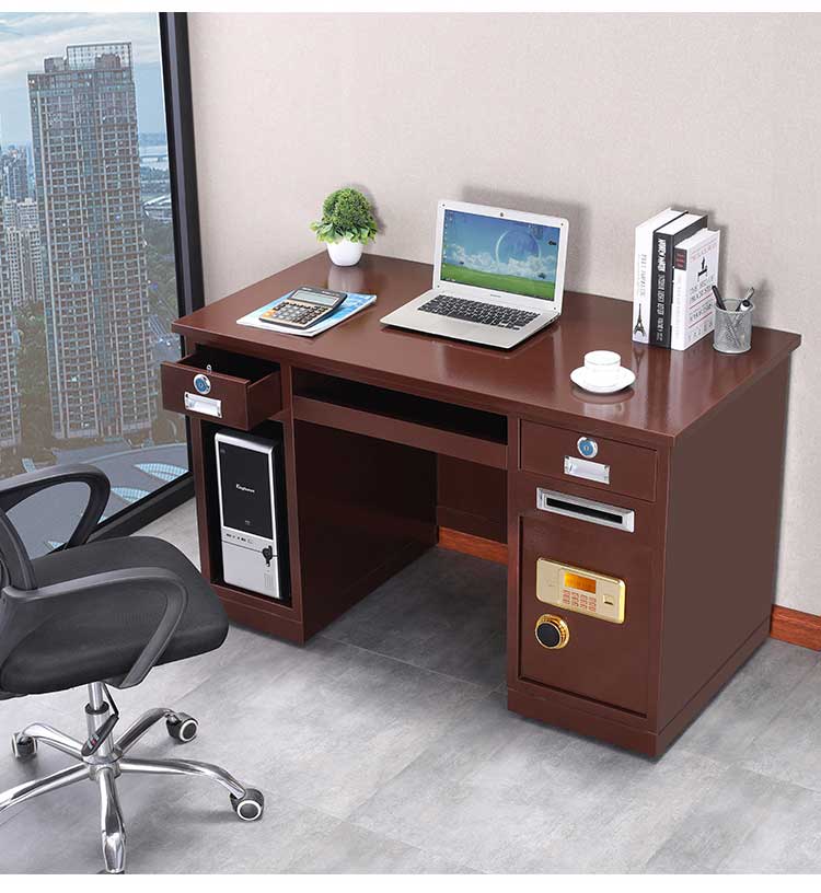 Tất cả các bàn bảo hiểm thép với bàn máy tính an toàn bàn chống trộm xu hộ gia đình tiền gửi an toàn hộp tiền gửi tài chính - Két an toàn giá tiền két sắt