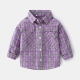 Фиолетовая карманная рубашка