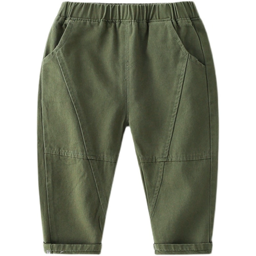 Детские осенние штаны для мальчиков, коллекция 2022, в корейском стиле, в западном стиле