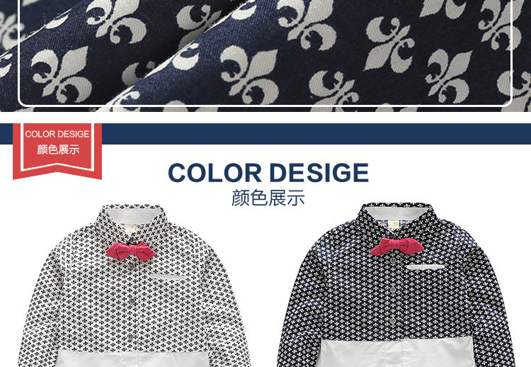 Chemise garcon à manche longue - Ref 2082164 Image 8