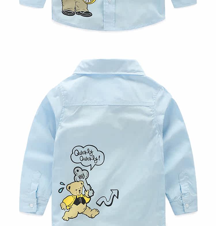 Chemise garcon à manche longue - Ref 2082161 Image 11