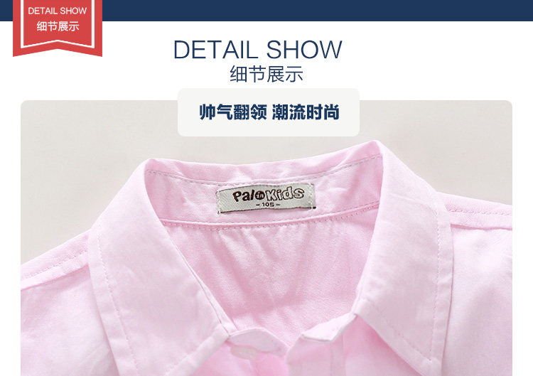 Chemise garcon à manche longue - Ref 2082162 Image 17