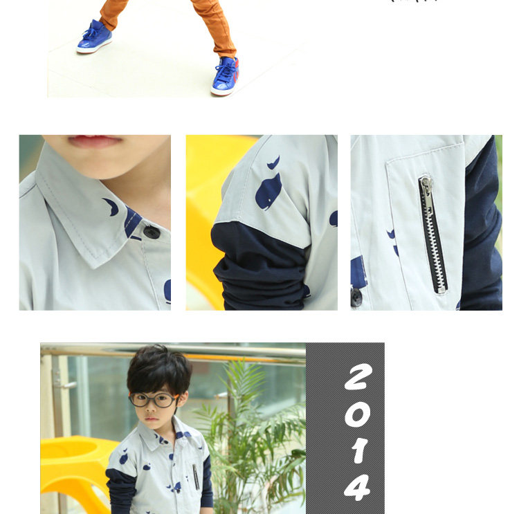 Chemise garcon à manche longue - Ref 2082179 Image 12