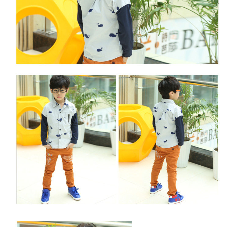 Chemise garcon à manche longue - Ref 2082179 Image 9