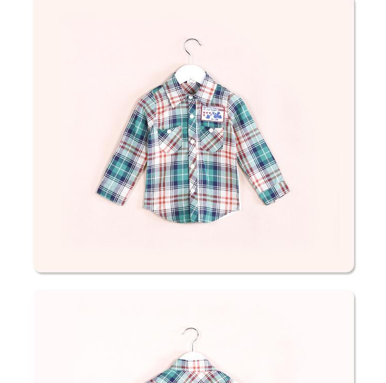 Chemise garcon à manche longue en coton - Ref 2082146 Image 34