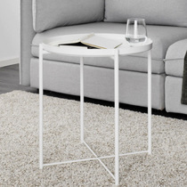 Tea table small round table small family type minimalist modern living room home sofa side table headboard small round a few iron art corners a few