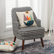 Single sofa Sofa Chair Thousands Birds Gnordic Sofa Bedroom Balcony Sloth Modern Minimalist Living-room Cloth Art Small Sofa