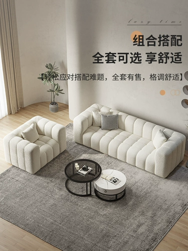 Ткань для двоих, диван для гостиной для отдыха, простой и элегантный дизайн