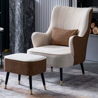 Диван + подставка для ног [цветовые примечания] {бесплатная подушка}