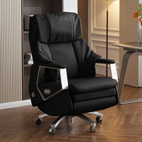 [Cowhide-Electric Model-Classic Black] Встроенная регулируемая подставка для ног